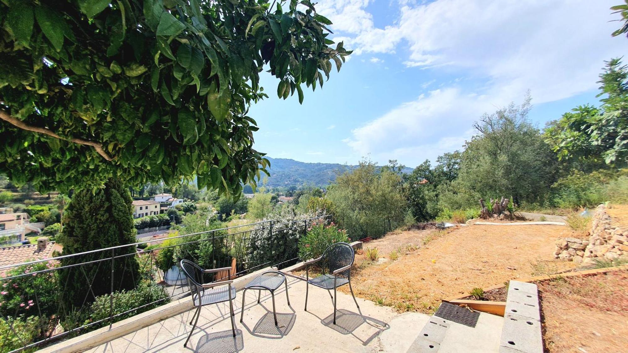 Ferienwohnung Calme Et Vue Panoramique Pégomas Exterior foto