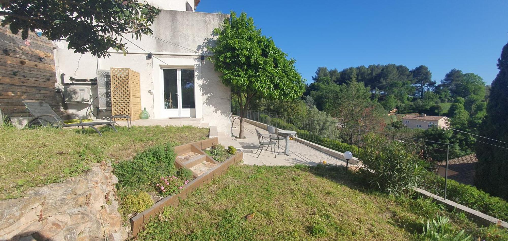 Ferienwohnung Calme Et Vue Panoramique Pégomas Exterior foto